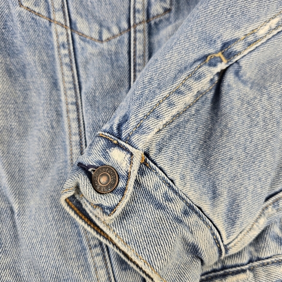 Levi's Men's Standard Trucker Sherpa Lined Denim Jacket 70520 Sz S Type III - Picture 7 of 16